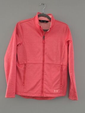 Under Armour Coral Pink Full-Zip Cold Gear Jacket